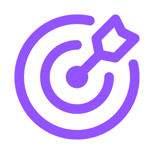 Goal-focused digital marketing strategy icon by WebOn